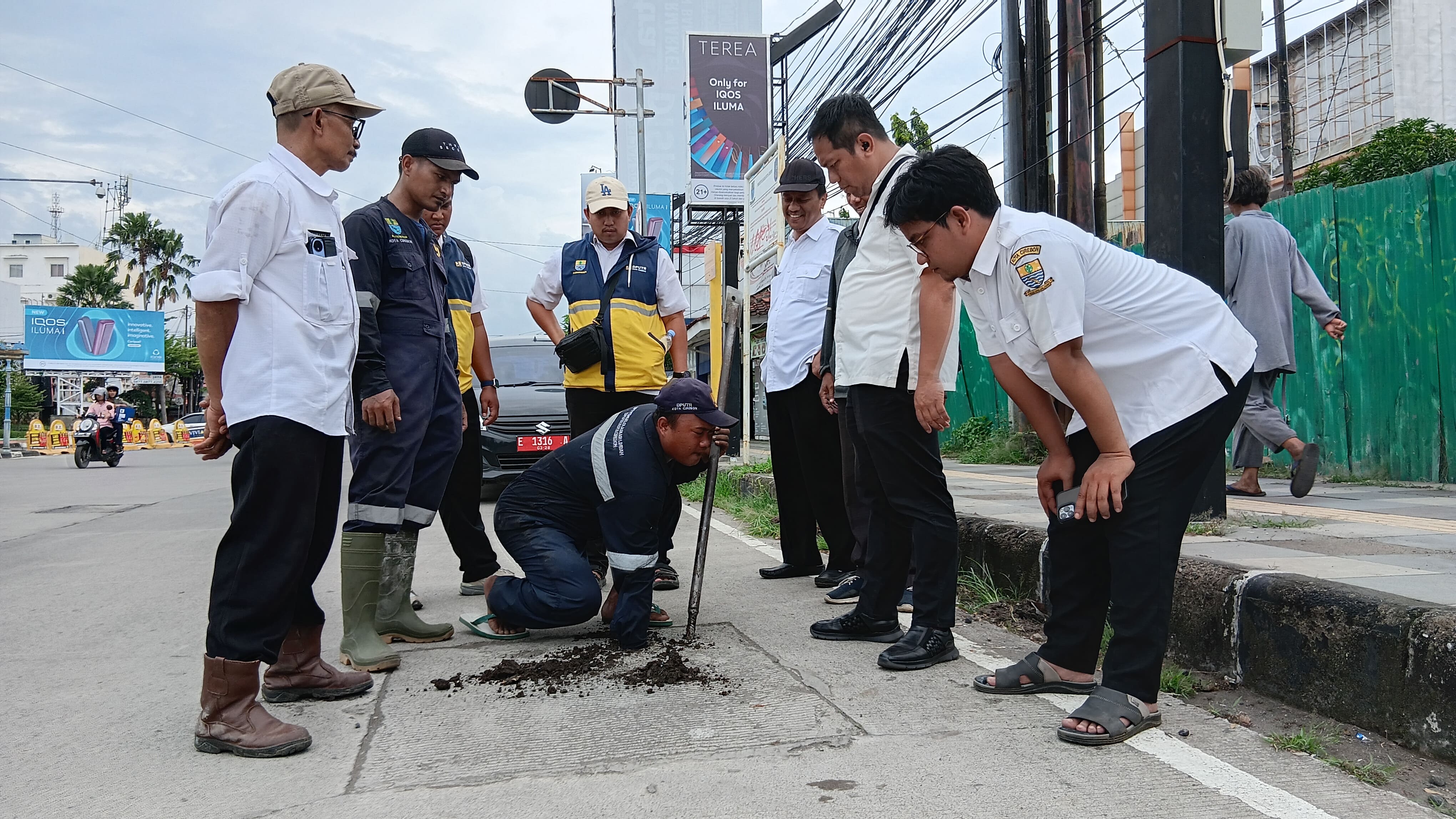 DPUTR Sisir Inlet di Sepanjang Jalan Cipto MK