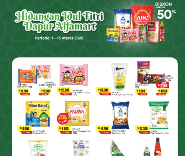Bikin Kue Lebaran Jadi Lebih Hemat Dan Praktis Pakai Promo Hidangan Idul Fitri Alfamart Diskon 50%