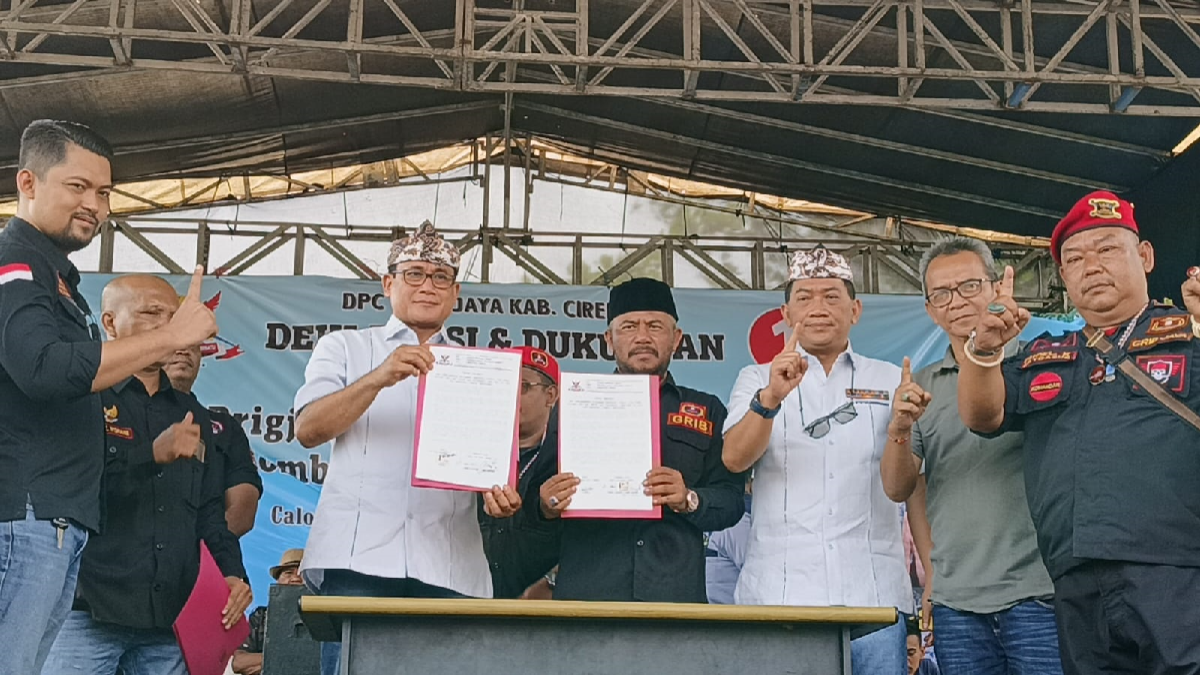 DPC GRIB Jaya Deklarasi Dukung Pasangan RAHIM untuk Pilkada Kabupaten Cirebon 2024