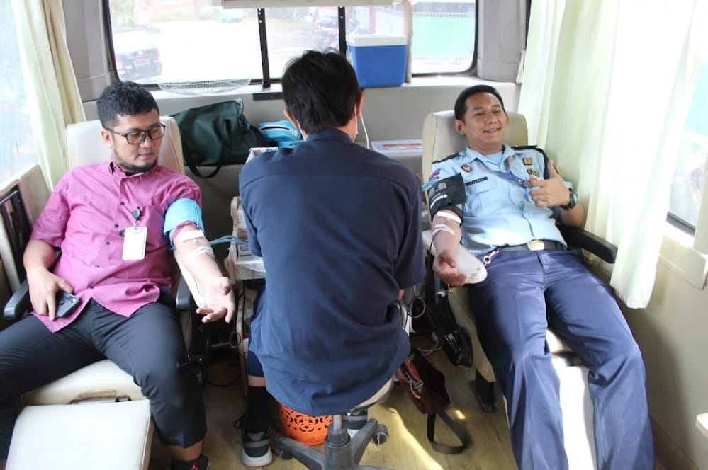 UPT Pemasyarakatan Cirebon Raya Kumpulkan 30 Kantong Darah untuk Stok PMI