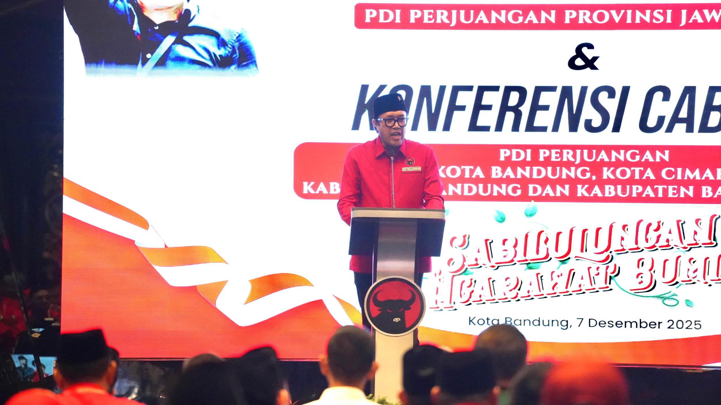 Ono Surono Kembali Pimpin PDIP Jabar, Komitmen Jaga Kelestarian Lingkungan