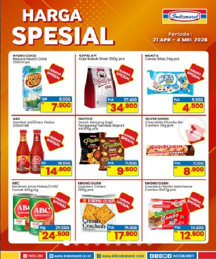 Harga Spesial hingga Diskon 30%! Promo JSM Indomaret Terbaru Hari Ini - 4 Mei 2026