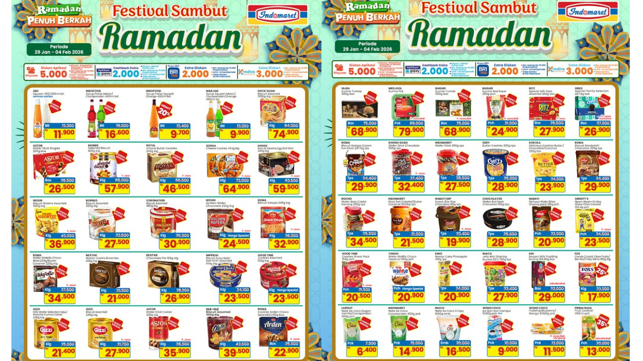 Cari Paket Ramadan? Cek Promo Indomaret Terbaru untuk Hampers dan Kue Kering