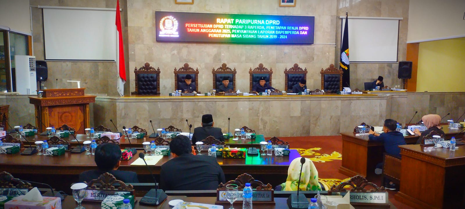 DPRD Kabupaten Cirebon Tutup Masa Sidang Tahun 2023-2024