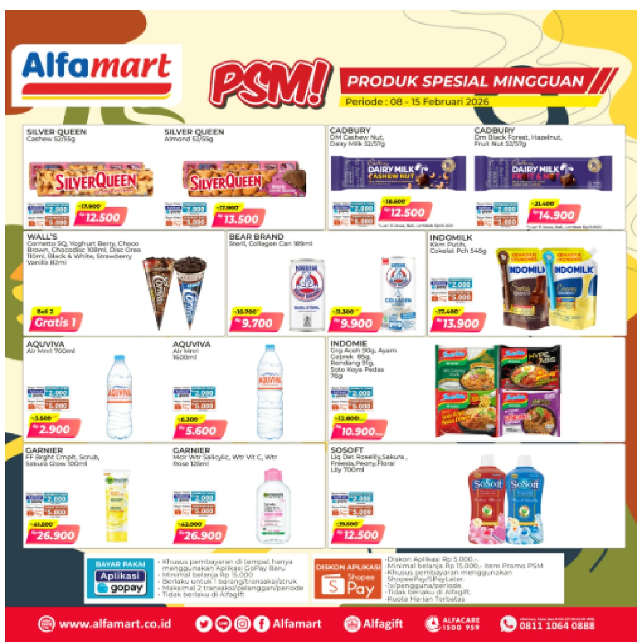 PSM dan Serba Gratis Promo Puncak Alfamart Hari Ini Cuci Muka Garnier hanya Rp 26.900