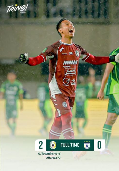 Hasil Pss Sleman vs Persipura Jayapura Super Elang Jawa Berhasil Menang 2-0