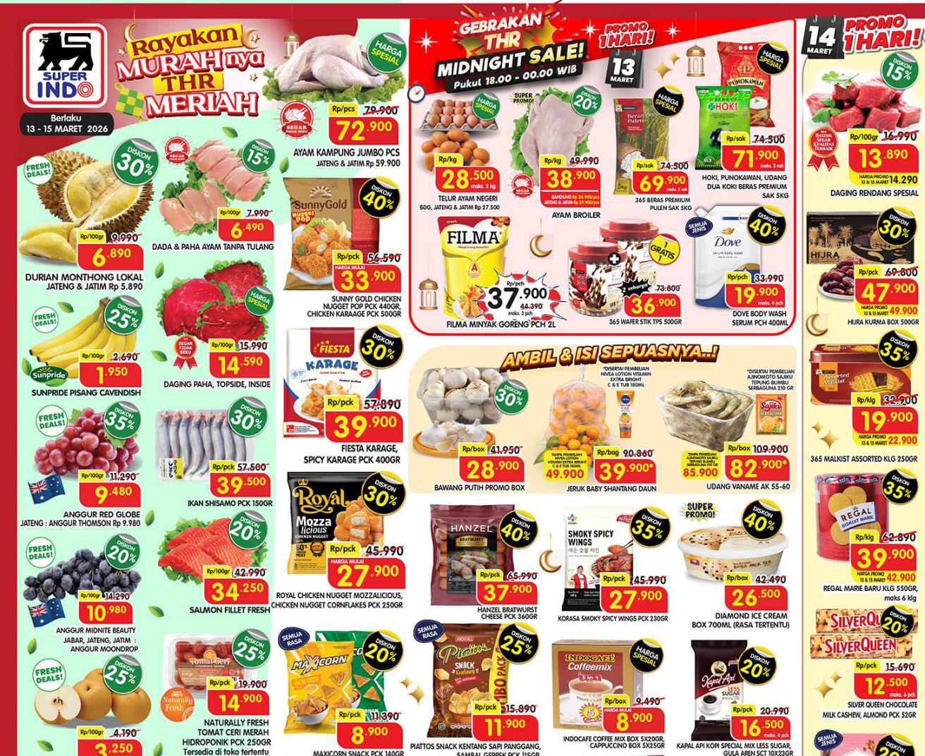 Promo JSM Superindo Maret 2026: Daging Sapi & Buah Segar Diskon 40%