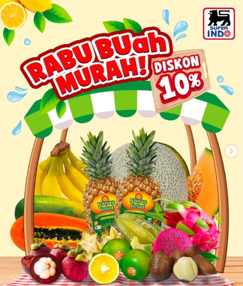 Serbu Promo Rabu Buah Murah Superindo Februari 2026: Durian Montong Mulai Rp8.000-an