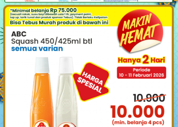 Hanya 2 Hari! Promo Tebus Murah Indomaret Periode 10-11 Februari 2026, Makin Hemat.