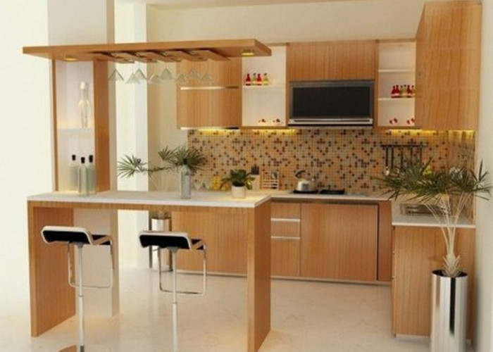 8 Inspirasi Ruang Masak Ini Menambah Kesan Stylish pada Dapur dengan Mini Bar yang Cantik