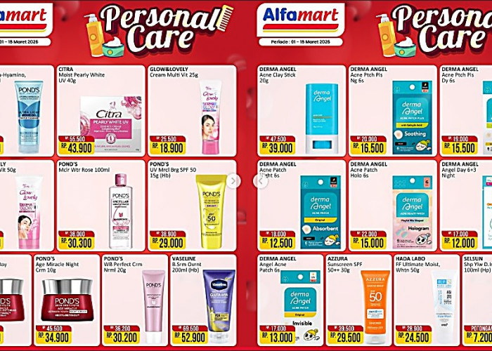 Promo Alfamart Personal Care Maret 2026: Belanja Hemat Mulai Rp7.200 Saja!