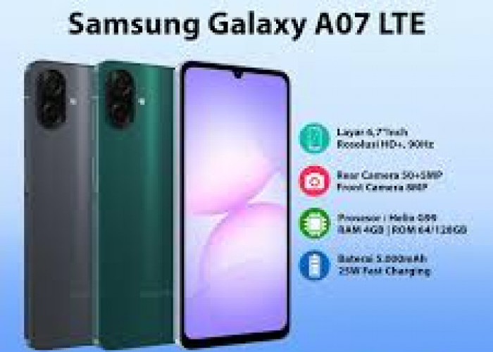 Resmi Rilis! Spesifikasi & Harga Samsung Galaxy A07