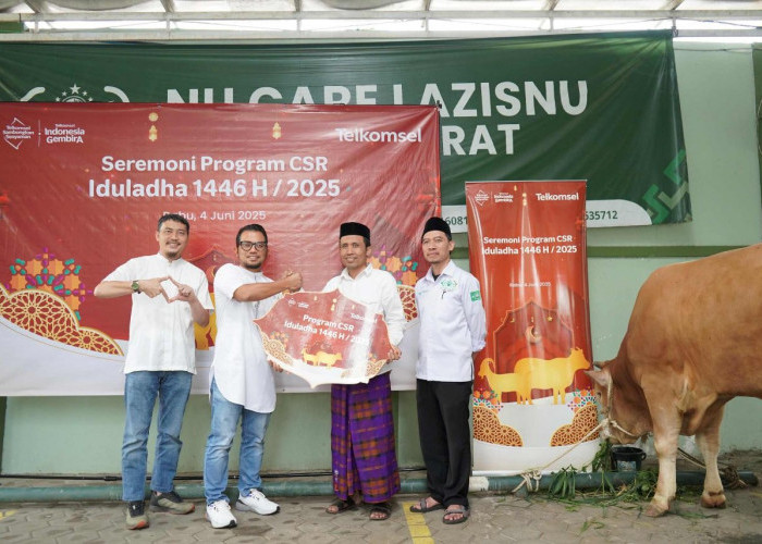 Telkomsel Region Jawa Barat Bagikan Hewan Kurban ke Lebih dari 40 Titik