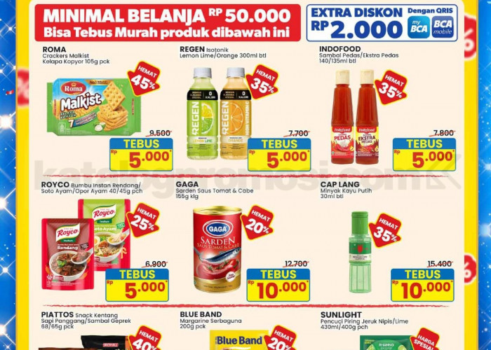 Daftar Promo Tebus Heboh Indomaret 14-27 Mei 2026: Produk Dapur Mulai Rp5.000-an