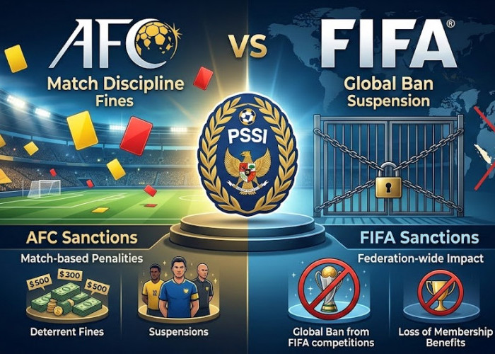 5 Sanksi AFC PSSI vs FIFA: Perbedaan Aturan yang Harus Diketahui Pecinta Bola