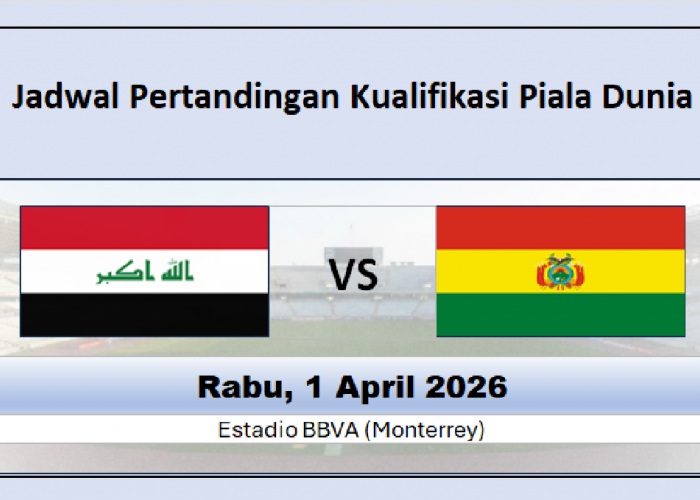 Iraq vs Bolivia: Jadwal, Prediksi, dan Head to Head Imbang, Siapa Yang Akan Lolos ke Piala Dunia FIFA 2026?