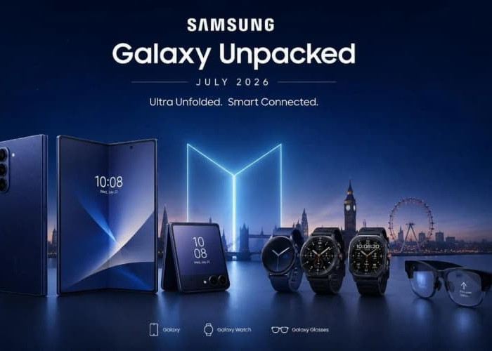 Samsung Gelar Galaxy Unpacked 22 Juli 2026 di London, Angkat Tema 'A New Shape Unfolds'