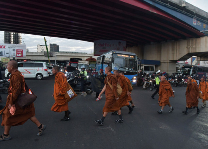 Para Bhiksu Jalan Kaki dari Thailand Menuju Candi Borobudur, Melintasi Daerah-daerah Ini, Cek Rutenya