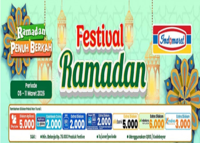 Promo Indomaret Festival Ramadan: Minyak Goreng 2L Hanya Rp36 Ribuan, Filma & Sunco Turun Harga!