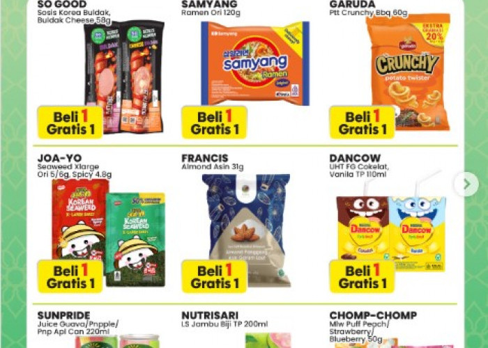 Promo Alfamart Double Date 3.3: Spesial Sale Beli 1 Gratis 1 Hanya Satu Hari!