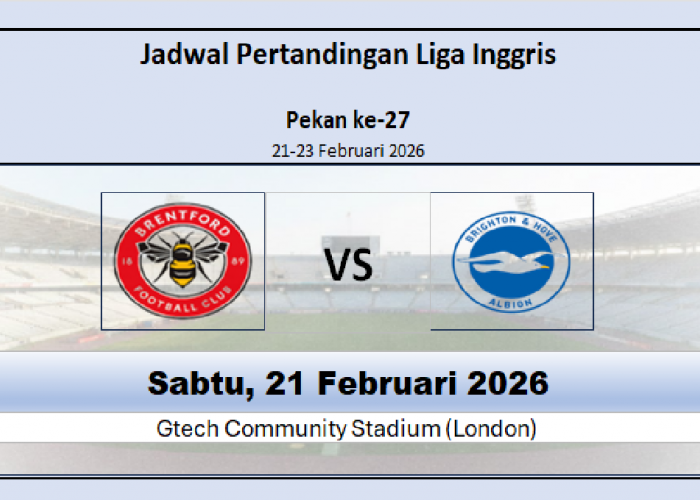 Semakin Sengit! Jadwal Brentford vs Brighton, Head to Head Seimbang, Siapa Yang Akan Menang?