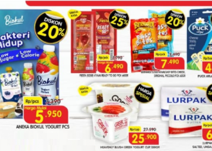 Minyak Rp 36.500, Syrup Marjan Rp 9.900, Sayap Ayam Rp 4.190, Katalog Promo JSM Super Indo 3-8 Februari 2026