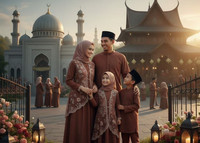 Tren Warna dan Model Baju Lebaran di Tahun 2026, Mulai Dari Gamis Rompi Lepas hingga Warna Mahogany