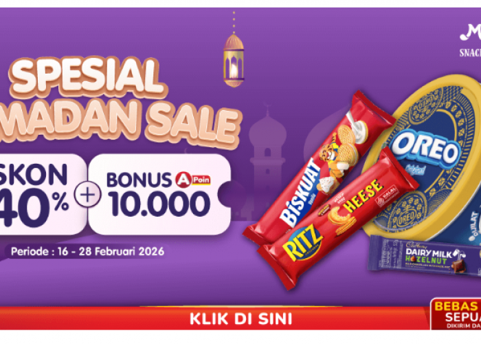 Spesial Ramadan Sale, Dapatkan Diskon Hingga 40% + Bonus 10.000 A-Poin Buat Kamu Yang Suka Ngemil
