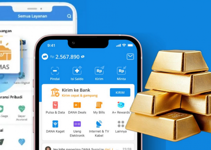 Investasi Emas di Aplikasi DANA vs Emas Fisik, Mana yang Lebih Menguntungkan?