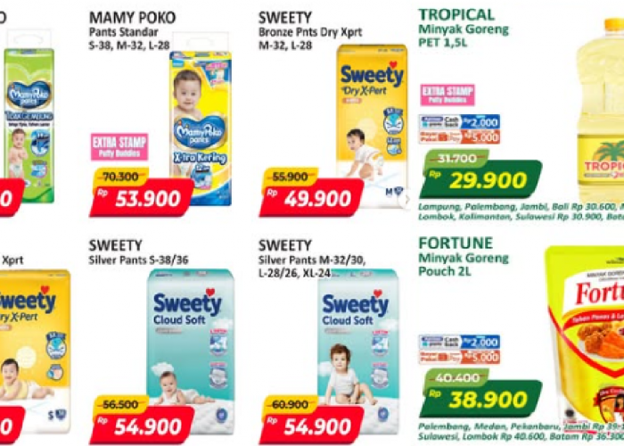 Katalog Promo JSM Alfamart 13-15 Maret 2026, Susu Bubuk Rp 15.800, Popok Bayi Rp 41.900