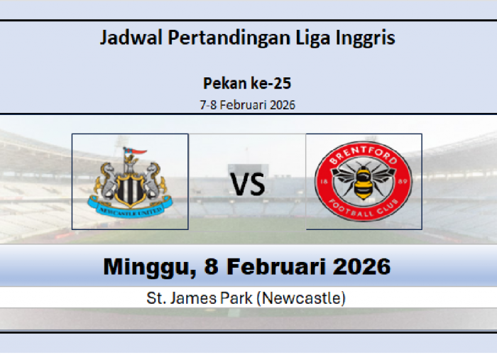 Newcastle United vs Brentford, Bisakah The Magpies Menang? Jadwal Pertandingan dan Head to Head