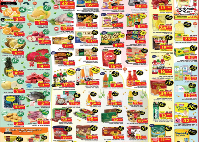 Buah, Daging, Sampai Produk Bayi Diskon 30% di Promo Koran Superindo Berakhir hingga 19 Februari 2026