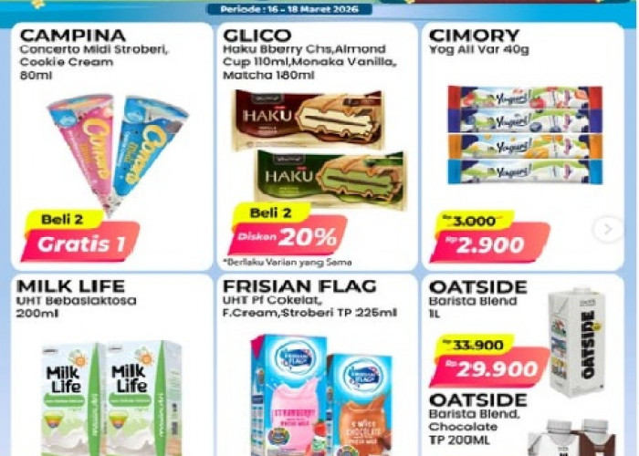 Terakhir Hari Ini 18 Maret 2026! Promo Alfamart Sambut Hari Raya Nyepi Milk Life UHT Beli 1 Gratis 1