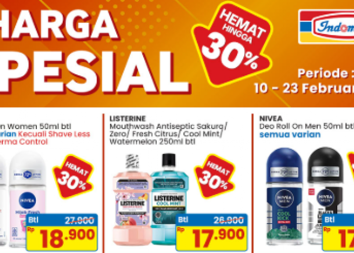 Promo Indomaret Terbaru Periode 10-23 Februari 2026: Kebutuhan Rumah Tangga Hemat Hingga 30%