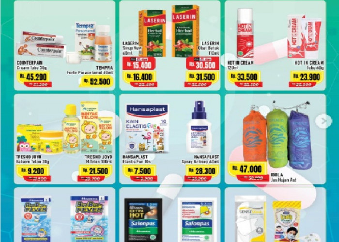 Produk Kesehatan dan Perawatan Potongan 50%, Promo Alfamart Hari Ini - 15 Maret 2026 Vitamin hingga Obat Batuk