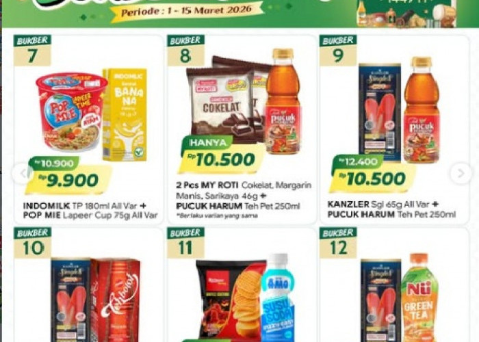 Bukber Sat Set Hemat! Promo Alfamart Minggu Ini, Periode 1 - 15 Maret 2026, Paroti + Air Mineral Rp 5.400