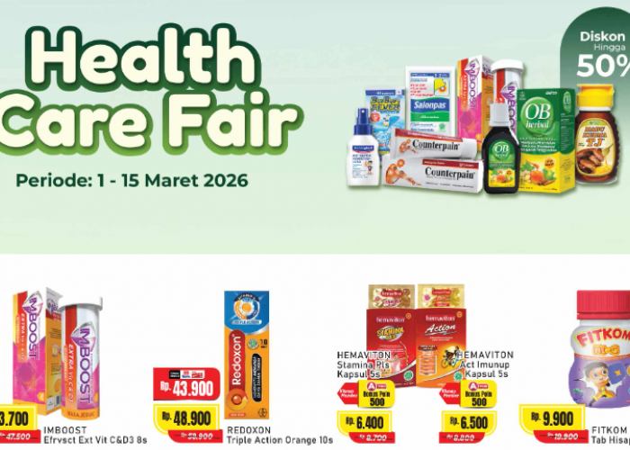 Promo Terbaru Alfamart Health Care Fair, Solusi Pertolongan Pertama Saat Mudik