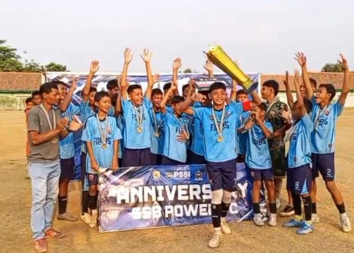 Bungkam Tuan Rumah di Final, SSB Garuda Jaya U-13 Sabet Gelar Juara Turnamen Anniversary Power FC