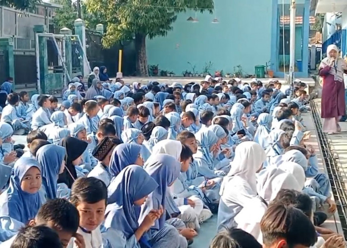 Kembali Gelar KBM, SDN Taman Kalijaga Permai Doa Bersama