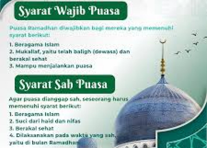 5 Syarat Sah Puasa Ramadhan yang Wajib Dipenuhi Agar Ibadah Diterima