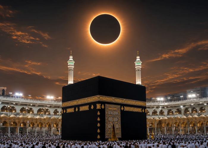Makkah Masuk Jalur Utama Gerhana Matahari Total 2027 dengan Durasi Terlama