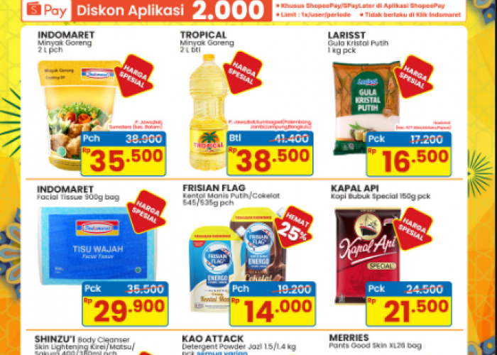 Cuma 4 Hari! Belanja Cerdas Pakai Promo 4 Hari Indomaret Periode 26 Februari Hingga 01 Maret 2026
