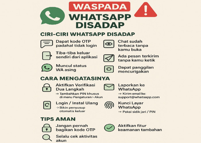 Waspada! Ini Ciri-ciri WhatsApp Disadap dan Cara Mengatasinya dengan Cepat