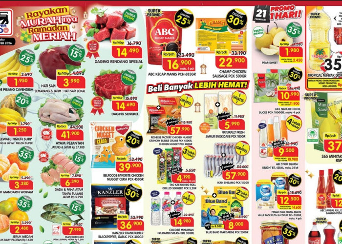 Kategori Makanan dan Minuman Hemat 35%: Promo JSM Superindo Terbaru Minggu Ini Periode hingga 22 Februari 2026