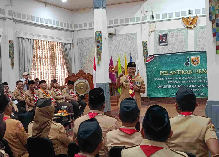 Herman Minta Pramuka Kota Cirebon Jadi Petarung
