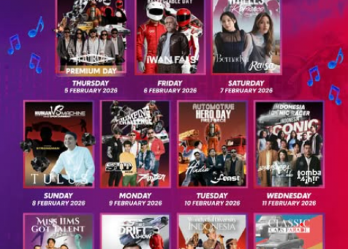 11 Days of Exclusive Music Concert, IIMS 2026: Hadirkan Dewa, Sheila on7, Hindia Dan Musisi Lainnya 