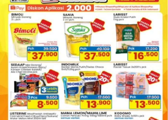 Promo Indomaret Hari Ini Periode hingga 8 Februari 2026 , Kategori 4 Hari dan Tebus Heboh