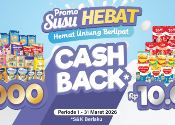 Promo Susu Hebat Alfamart, Belanja Hemat Untung Berlipat. Lactogrow Pro 1+ Hanya Rp57.900!