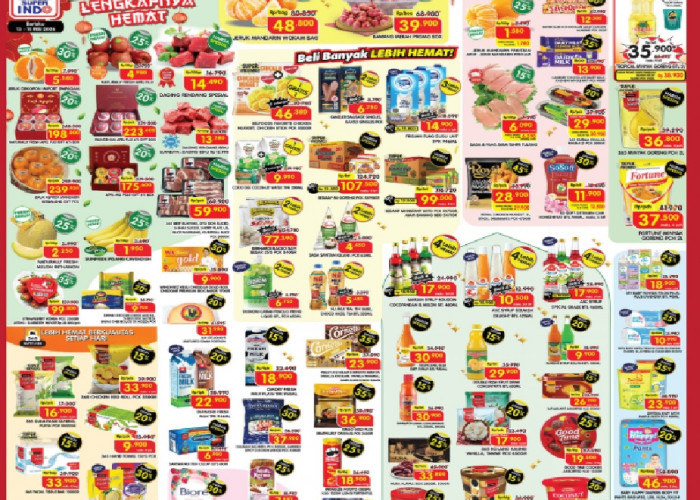 Melon Rp 2.250, Minyak Goreng 2L Rp 36.800 di Promo JSM Superindo Terbaru Minggu Ini 13 -15 Februari 2026