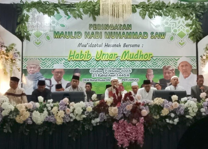 Habib Umar Mudhor Hadiri Maulid Nabi di Masjid Nurul Huda
